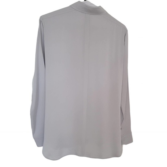 Helmut Lang Long Sleeve Grey Blouse Size M - Picture 2 of 6